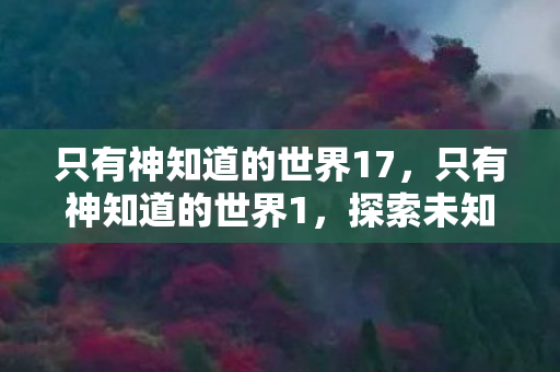 只有神知道的世界17,只有神知道的世界1,探索未知领域的奇妙之旅 只有神知道的世界17,只有神知道的世界1,探索未知领域的奇妙之旅