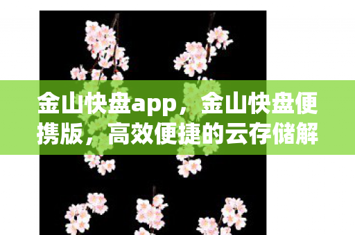 金山快盘app,金山快盘便携版,高效便捷的云存储解决方案 金山快盘app,金山快盘便携版,高效便捷的云存储解决方案