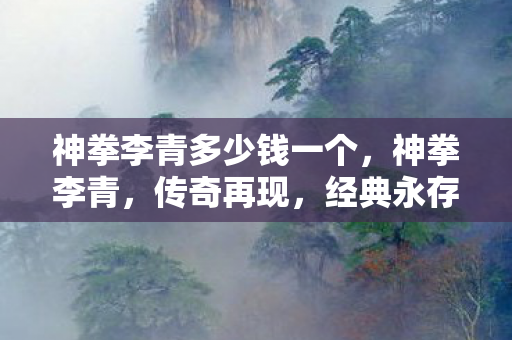 神拳李青多少钱一个，神拳李青，传奇再现，经典永存