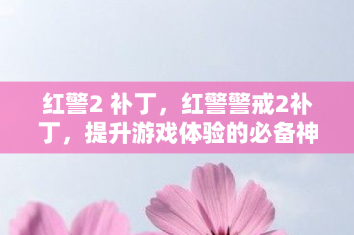 红警2 补丁，红警警戒2补丁，提升游戏体验的必备神器