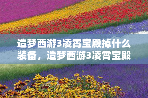 造梦西游3凌霄宝殿掉什么装备，造梦西游3凌霄宝殿，探索神话世界的奇幻之旅