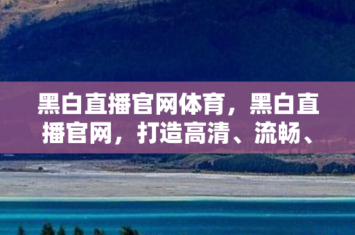 黑白直播官网体育，黑白直播官网，打造高清、流畅、安全的直播体验