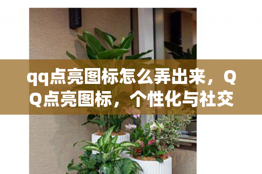 qq点亮图标怎么弄出来，QQ点亮图标，个性化与社交互动的巧妙结合