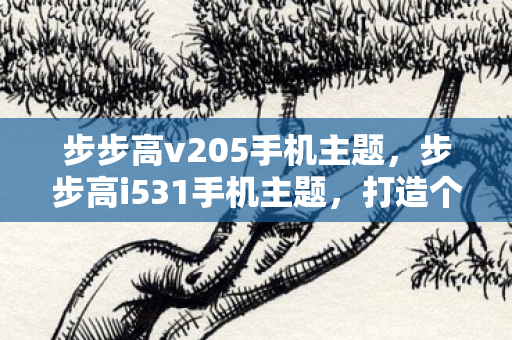 步步高v205手机主题，步步高i531手机主题，打造个性化与实用性的完美融合