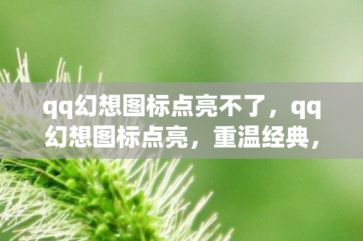 qq幻想图标点亮不了，qq幻想图标点亮，重温经典，点亮回忆