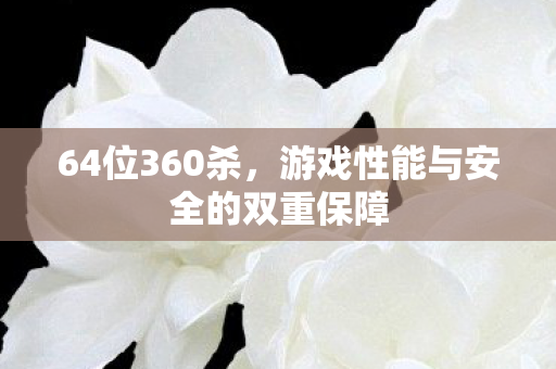 64位360杀，游戏性能与安全的双重保障