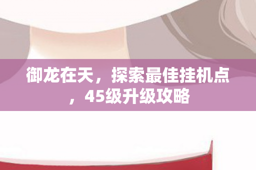 御龙在天，探索最佳挂机点，45级升级攻略