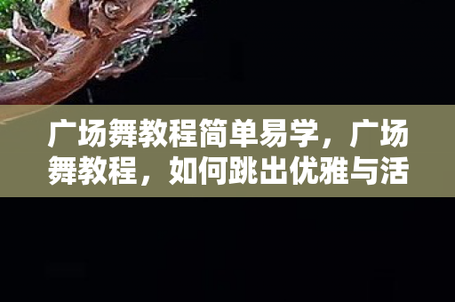 广场舞教程简单易学，广场舞教程，如何跳出优雅与活力