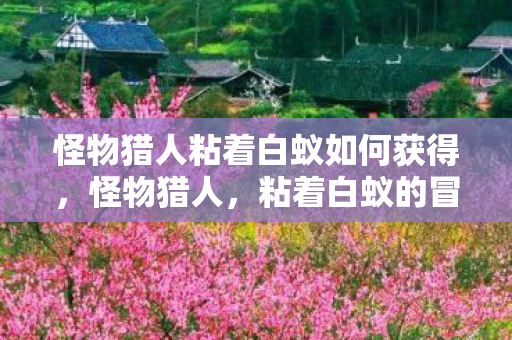 怪物猎人粘着白蚁如何获得，怪物猎人，粘着白蚁的冒险之旅