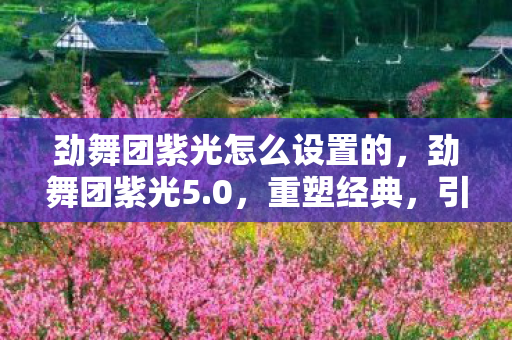 劲舞团紫光怎么设置的,劲舞团紫光5.0,重塑经典,引领潮流的舞蹈盛宴 劲舞团紫光怎么设置的,劲舞团紫光5.0,重塑经典,引领潮流的舞蹈盛宴