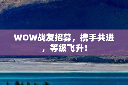 WOW战友招募，携手共进，等级飞升！