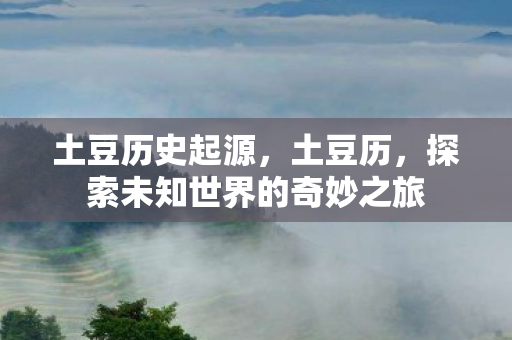土豆历史起源，土豆历，探索未知世界的奇妙之旅