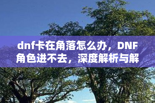 dnf卡在角落怎么办，DNF角色进不去，深度解析与解决方案