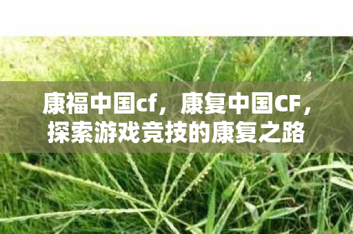 康福中国cf，康复中国CF，探索游戏竞技的康复之路