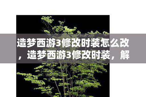 造梦西游3修改时装怎么改，造梦西游3修改时装，解锁无限可能的时尚之旅
