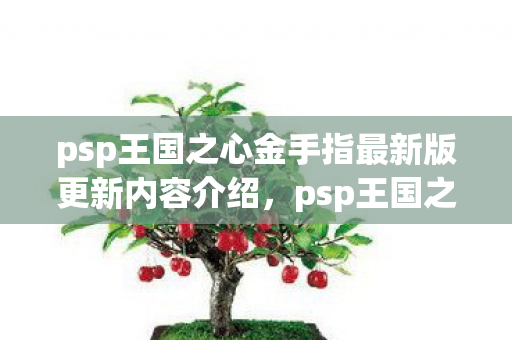 psp王国之心金手指最新版更新内容介绍，psp王国之心金手指，解锁无限可能的冒险之旅