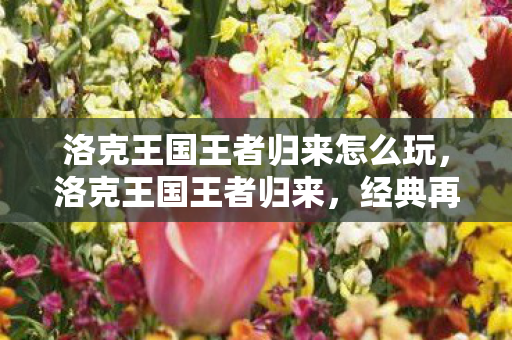 洛克王国王者归来怎么玩,洛克王国王者归来,经典再现,情怀依旧 洛克王国王者归来怎么玩,洛克王国王者归来,经典再现,情怀依旧