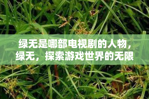 绿无是哪部电视剧的人物,绿无,探索游戏世界的无限可能 绿无是哪部电视剧的人物,绿无,探索游戏世界的无限可能