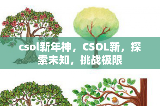 csol新年神,CSOL新,探索未知,挑战极限 csol新年神,CSOL新,探索未知,挑战极限