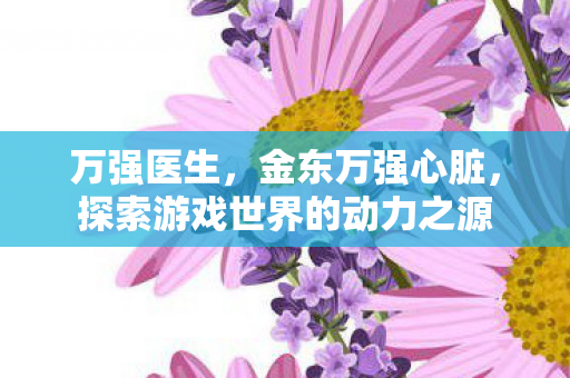万强医生,金东万强心脏,探索游戏世界的动力之源 万强医生,金东万强心脏,探索游戏世界的动力之源