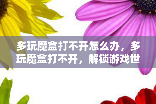 多玩魔盒打不开怎么办，多玩魔盒打不开，解锁游戏世界的钥匙为何失效？
