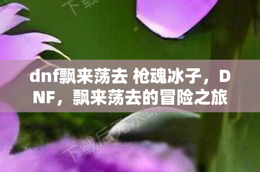 dnf飘来荡去 枪魂冰子,DNF,飘来荡去的冒险之旅 dnf飘来荡去 枪魂冰子,DNF,飘来荡去的冒险之旅
