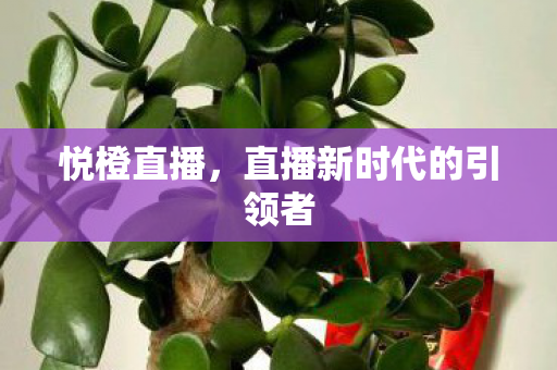 悦橙直播，直播新时代的引领者