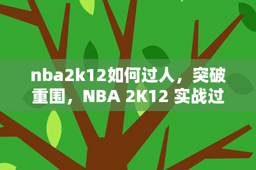nba2k12如何过人,突破重围,NBA 2K12 实战过人技巧解析 nba2k12如何过人,突破重围,NBA 2K12 实战过人技巧解析