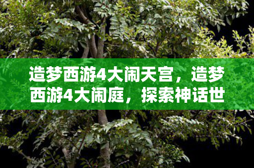 造梦西游4大闹天宫，造梦西游4大闹庭，探索神话世界的奇幻之旅