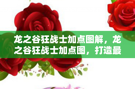 龙之谷狂战士加点图解，龙之谷狂战士加点图，打造最强战斗力的关键