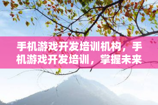 手机游戏开发培训机构,手机游戏开发培训,掌握未来游戏产业的金钥匙 手机游戏开发培训机构,手机游戏开发培训,掌握未来游戏产业的金钥匙