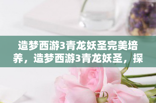 造梦西游3青龙妖圣完美培养，造梦西游3青龙妖圣，探寻神秘妖圣的传奇故事
