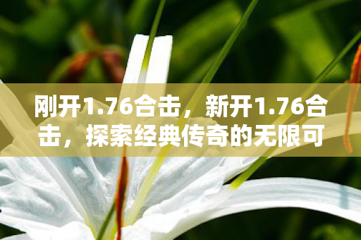 刚开1.76合击,新开1.76合击,探索经典传奇的无限可能 刚开1.76合击,新开1.76合击,探索经典传奇的无限可能