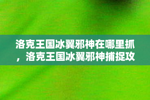 洛克王国冰翼邪神在哪里抓，洛克王国冰翼邪神捕捉攻略
