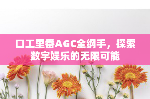 口工里番AGC全纲手，探索数字娱乐的无限可能