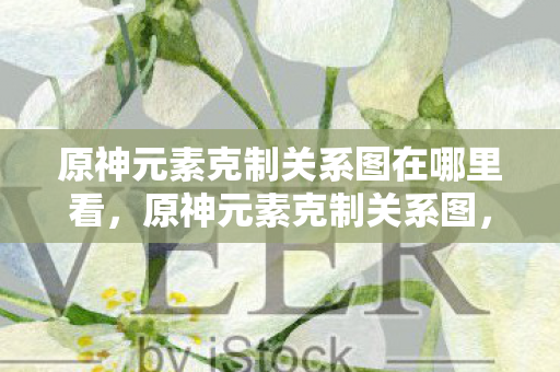 原神元素克制关系图在哪里看，原神元素克制关系图，掌握核心，策略致胜
