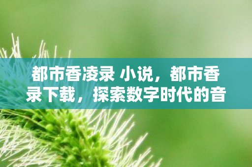 都市香凌录 小说，都市香录下载，探索数字时代的音乐盛宴