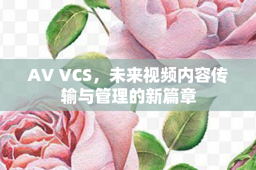 AV VCS,未来视频内容传输与管理的新篇章 AV VCS,未来视频内容传输与管理的新篇章