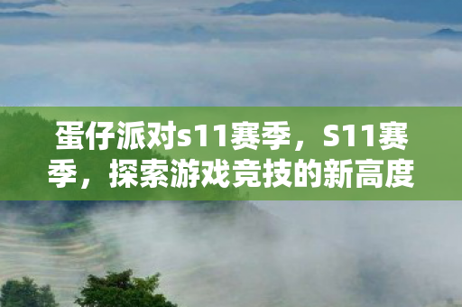 蛋仔派对s11赛季，S11赛季，探索游戏竞技的新高度