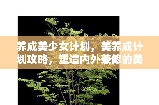 养成美少女计划，美养成计划攻略，塑造内外兼修的美丽
