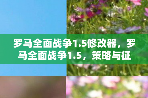 罗马全面战争1.5修改器，罗马全面战争1.5，策略与征服的史诗