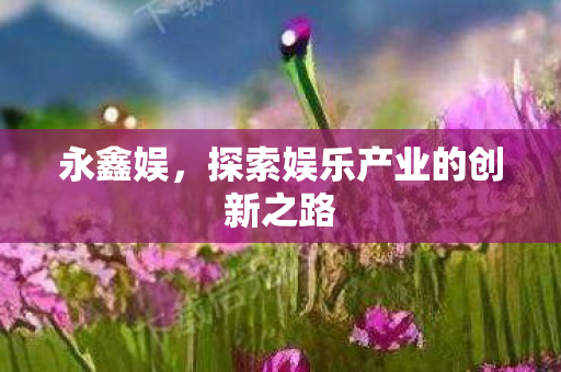 永鑫娱，探索娱乐产业的创新之路