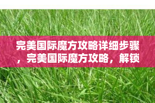 完美国际魔方攻略详细步骤，完美国际魔方攻略，解锁无限可能的策略与技巧