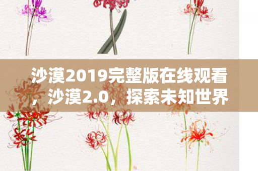 沙漠2019完整版在线观看,沙漠2.0,探索未知世界的奇妙之旅 沙漠2019完整版在线观看,沙漠2.0,探索未知世界的奇妙之旅