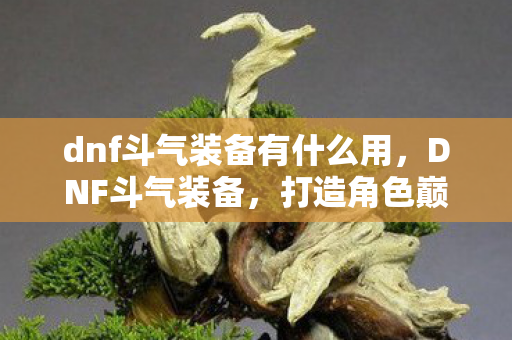 dnf斗气装备有什么用,DNF斗气装备,打造角色巅峰的必备神器 dnf斗气装备有什么用,DNF斗气装备,打造角色巅峰的必备神器