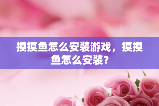摸摸鱼怎么安装游戏,摸摸鱼怎么安装? 摸摸鱼怎么安装游戏,摸摸鱼怎么安装?