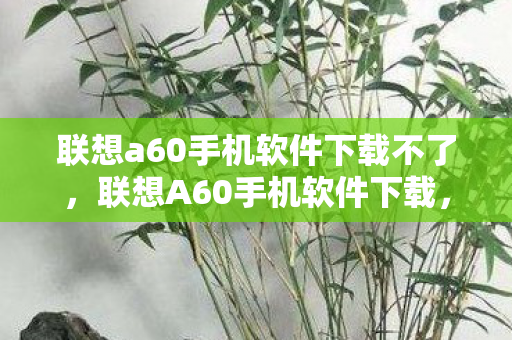 联想a60手机软件下载不了，联想A60手机软件下载，丰富应用，便捷体验