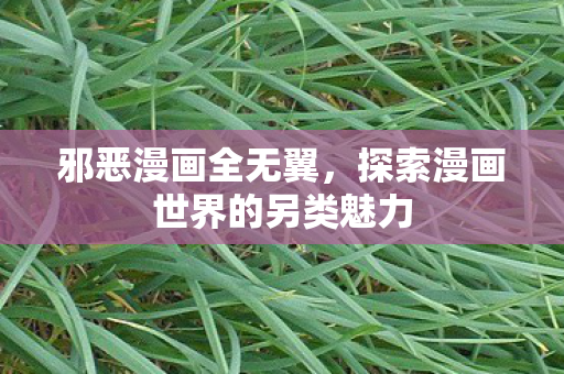 邪恶漫画全无翼，探索漫画世界的另类魅力