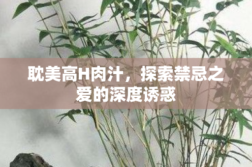耽美高H肉汁，探索禁忌之爱的深度诱惑