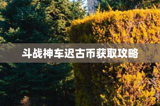 斗战神车迟古币获取攻略 斗战神车迟古币获取攻略